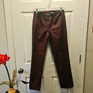 DKNY Deep Burgundy Trousers